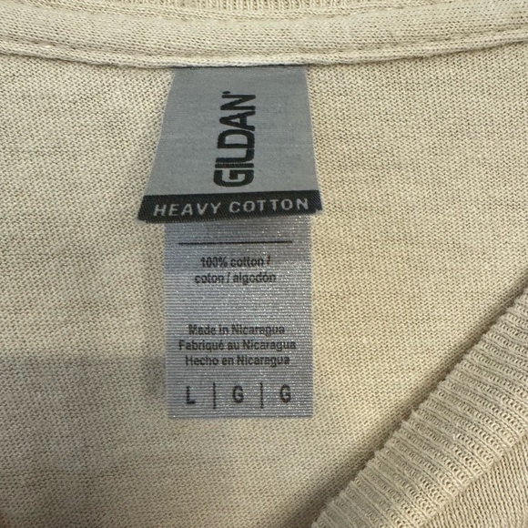 Game Day Soccer in Red on Sand Color Short Sleeve T-Shirt Size L ☀️ - Picture 12 of 13